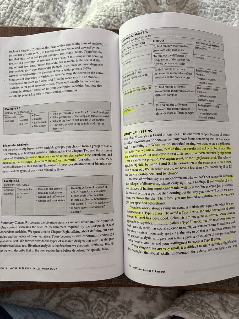 Social Work Research Skills Workbook - Blue Graphic Cover - Picture 3 of 3